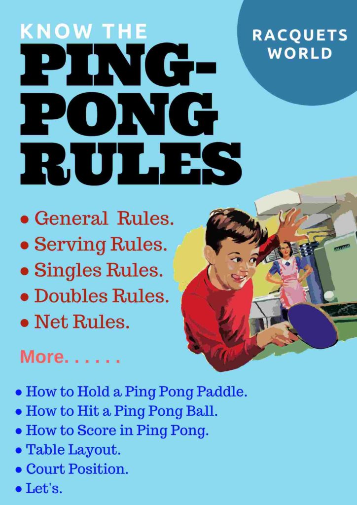How to Play Ping Pong Complete BreakDown of Ping Pong Rules
