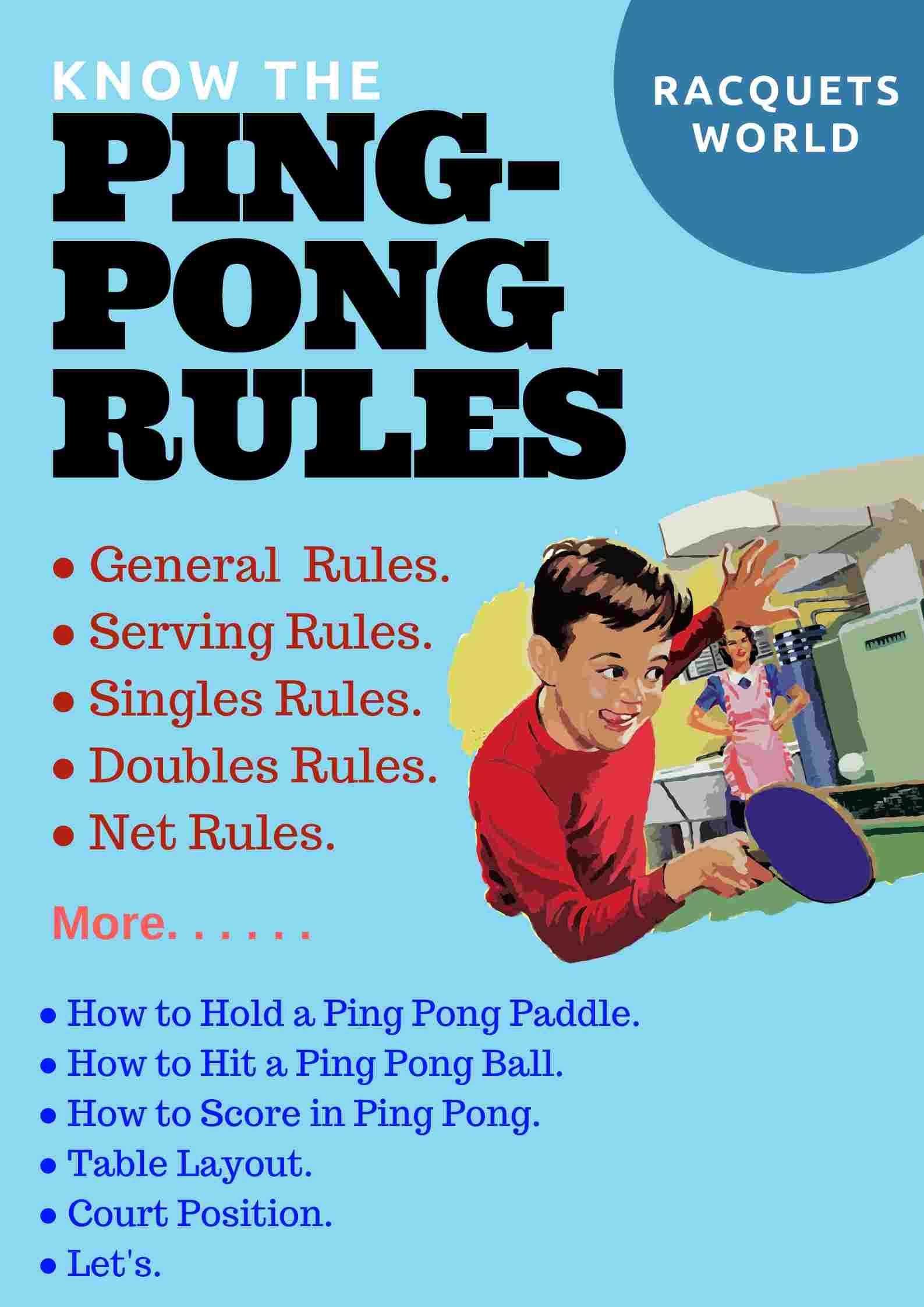 how to play ping pong