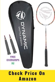 Dynamic Shuttle Sports Ares Red 68 Premium Badminton Racket